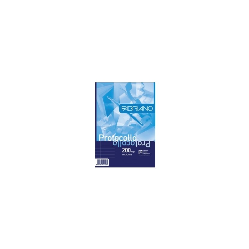 Carta protocollo Fabriano uso bollo 200 fogli 02310560