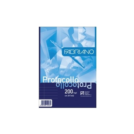 1 - Carta protocollo Fabriano commerciale 200 fogli 02910560