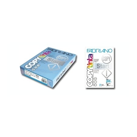 1 - FABRIANO  250 fogli Carta fotocopie Copytinta A4 160 gr rosso 60516021