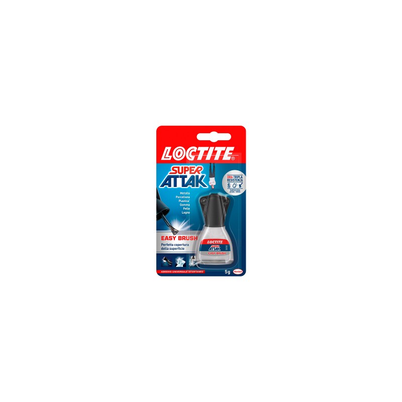 SUPER ATTAK Easy Brush Colla Istantanea Universale con Pennello Applicatore 5 Gr 2048077/2971877