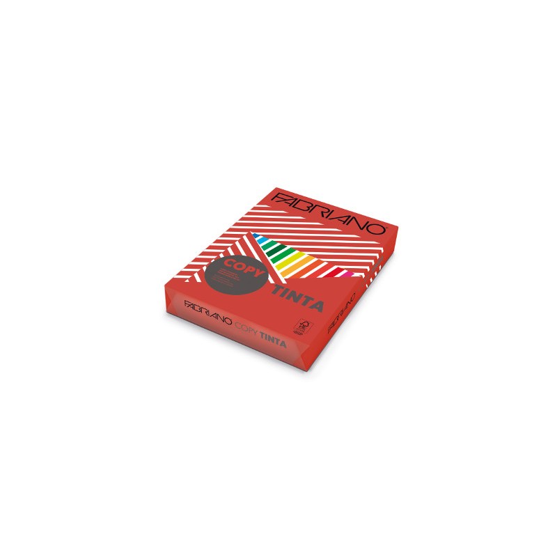 FABRIANO 250 fogli Carta fotocopie Copytinta A3 80 gr rosso 60529742