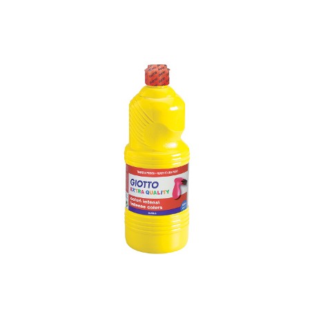 1 - FILA Tempera Pronta GIOTTO Flacone da 1 Litro Giallo Caldo 5334