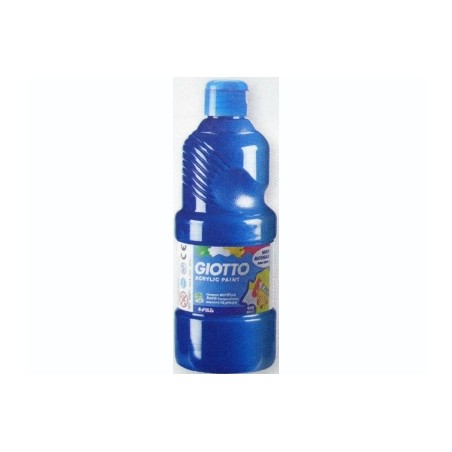 1 - FILA Colori a Tempera GIOTTO Acrilici 500 mL Ciano 5337