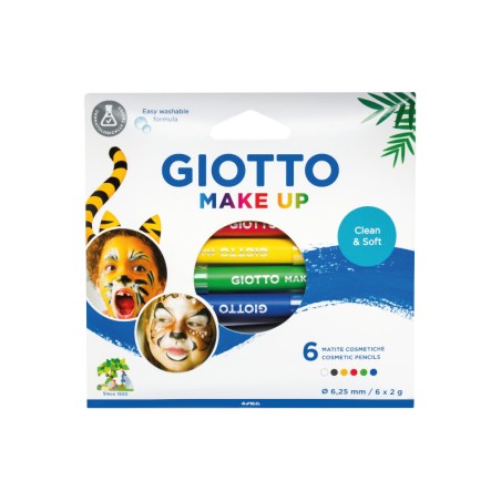 1 - FILA 6 PEZZI GIOTTO MAKE UP SET MATITE CLASSIC BAMBINI 474000