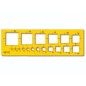 Arda maschera per cerchi mm 1 a 30 in plastica flessibile 7128 Arda maschera per cerchi mm 1 a 30 in plastica flessibile 7128