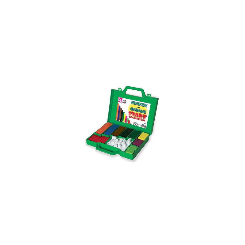 CWR 200 pezzi valigetta regoli in plastica per bambini verde 10222 CWR 200 pezzi valigetta regoli in plastica per bambini verde 10222