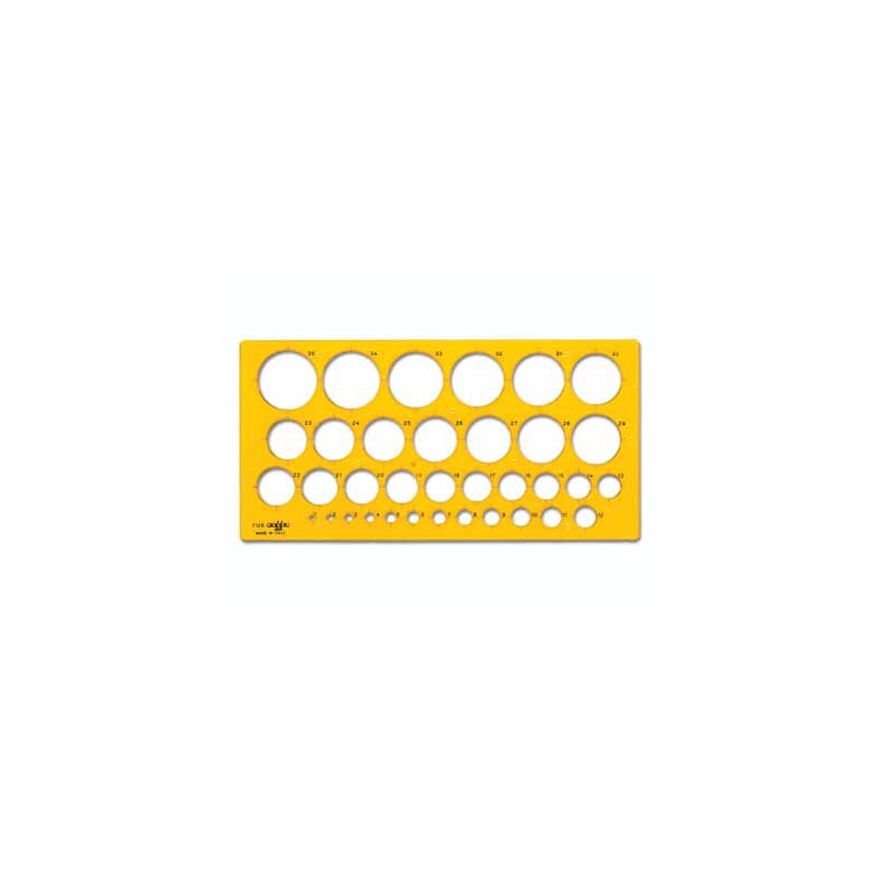 Arda maschera per cerchi mm 1 a 35 in plastica flessibile 7125 Arda maschera per cerchi mm 1 a 35 in plastica flessibile 7125