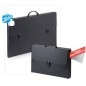 Valigetta in Polionda con Bordo Rigido total black 1 Chiusura 28x43x8,5 400173501 Valigetta in Polionda con Bordo Rigido total black 1 Chiusura 28x43x8,5 400173501