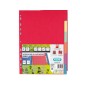 FAVORIT  Divisori A4 6 colori in cartoncino Favorit 204883