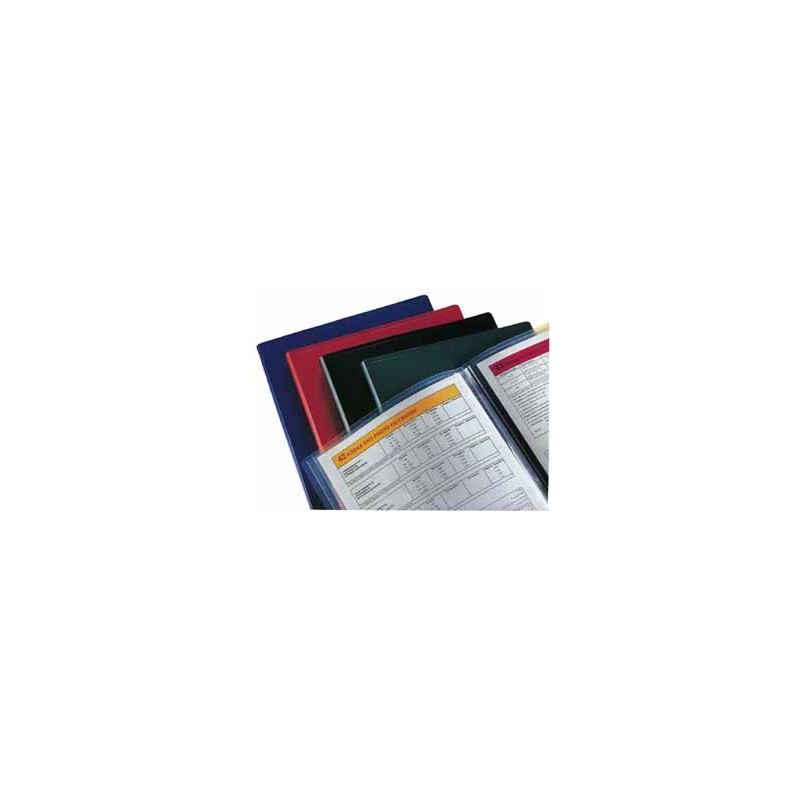 Portalistini soft Sviluppo A4 Favorit colore rosso 20 bustine antiriflesso 460250