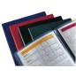 Portalistini soft Sviluppo A4 Favorit colore rosso 20 bustine antiriflesso 460250