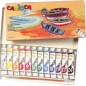 Carioca colori a tempera in tubetti con scatola in metallo 12 pezzi K0112