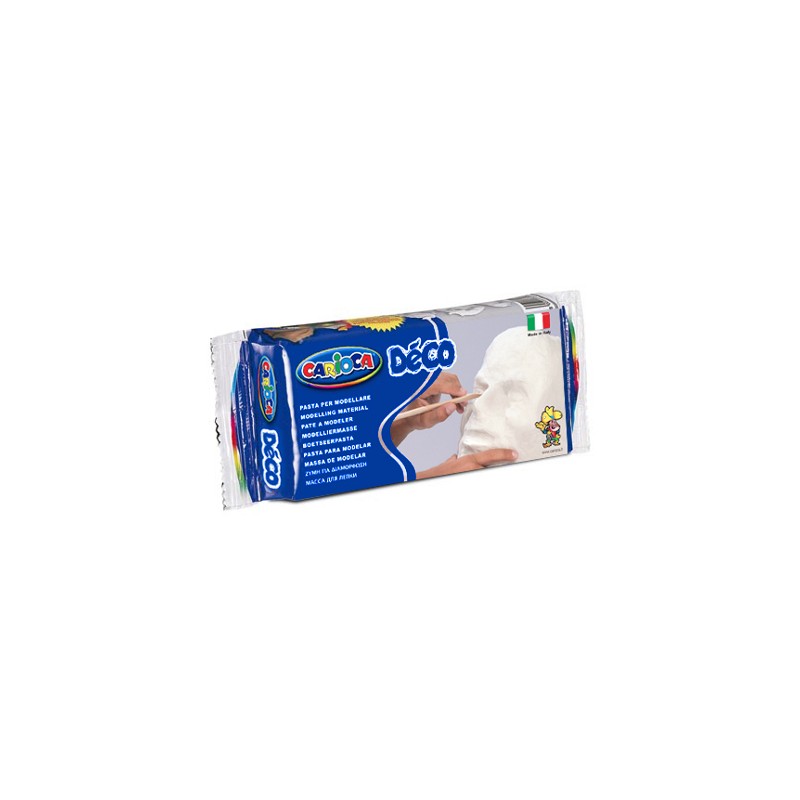Carioca Déco pasta per modellare bianca 500 g 30996/31 Carioca Déco pasta per modellare bianca 500 g 30996/31