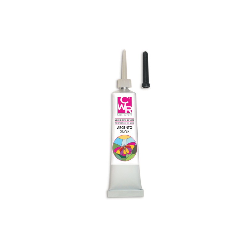 CWR pasta finto piombo argento 25 ml per decoupage – 1642/4 CWR pasta finto piombo argento 25 ml per decoupage – 1642/4