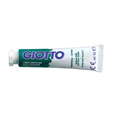 1 - FILA Colore a Tempera GIOTTO Tubetto 12 mL Verde Smeraldo 14 3520