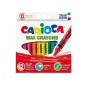 Carioca Wax pastelli a cera 12 pezzi colori assortiti 42365 Carioca Wax pastelli a cera 12 pezzi colori assortiti 42365
