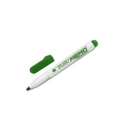 1 - FILA Tratto MEMO Pennarello Cancellabile per Lavagne Punta Tonda Verde 854004
