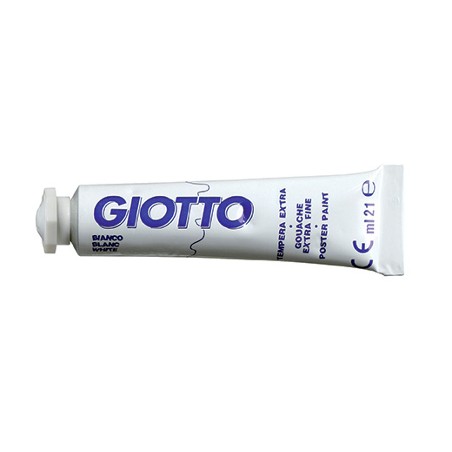 1 - FILA Colore a Tempera GIOTTO Tubetto 21 mL Bianco 01 3550