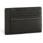 Porta carte Niji Tempora in pelle, colore nero - 65136 Porta carte Niji Tempora in pelle, colore nero - 65136