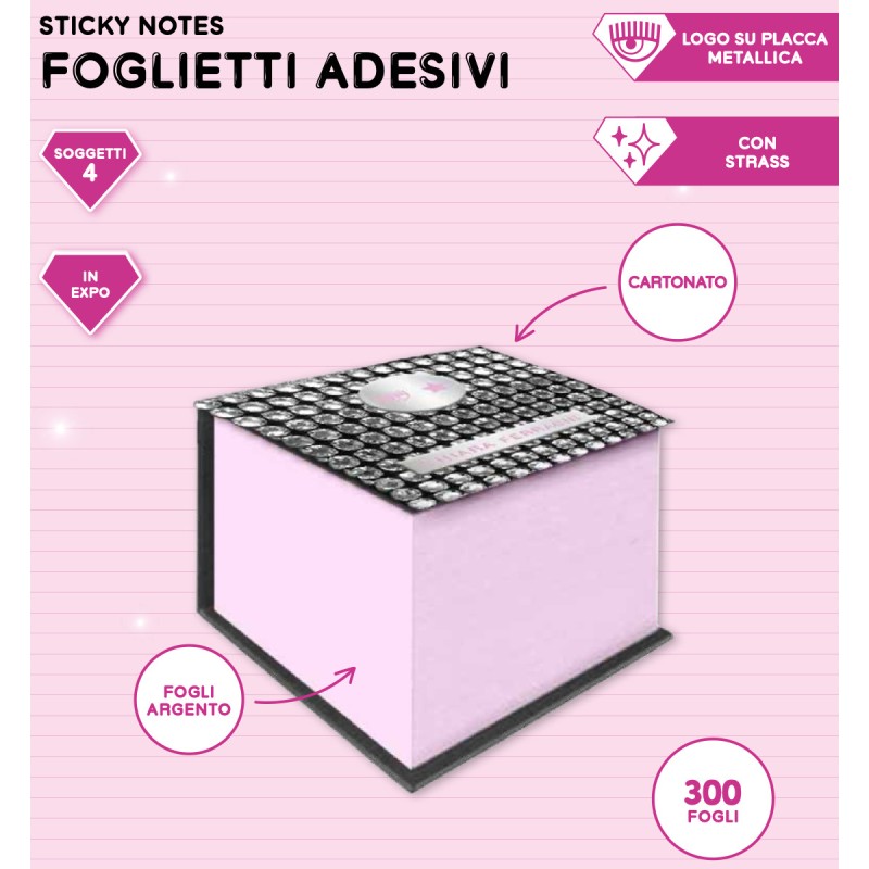 CHIARA FERRAGNI 2023 FOGLIETTI ADESIVI PIGNA 0232695 CHIARA FERRAGNI 2023 FOGLIETTI ADESIVI PIGNA 0232695