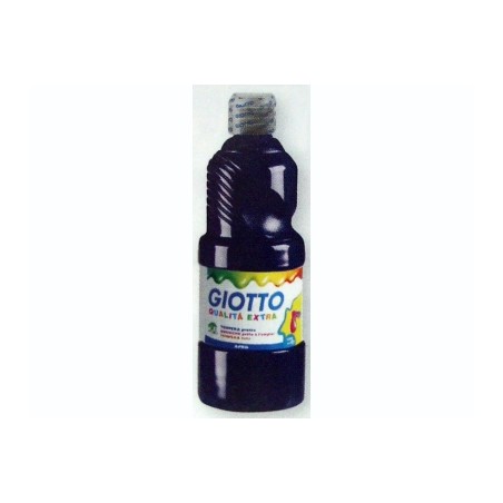 1 - FILA Tempera Pronta GIOTTO Flacone da 500 mL Nero 5328