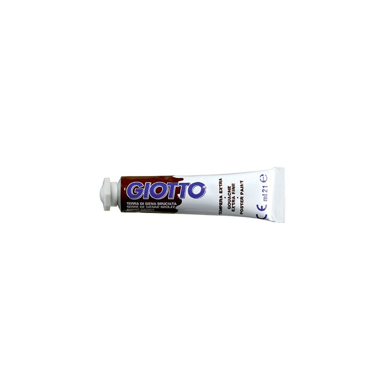 Giotto tempera fine in tubetto 21 ml terra di Siena bruciata FILA Giotto tempera fine in tubetto 21 ml terra di Siena bruciata FILA