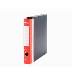 Registratore Esselte Essentials G74 con custodia, formato protocollo 23 x 33, dorso 5 cm, rosso - 390774160