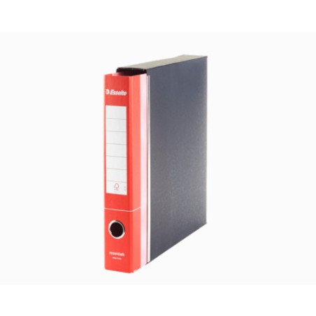 Registratore Esselte Essentials G74 con custodia, formato protocollo 23 x 33, dorso 5 cm, rosso - 390774160