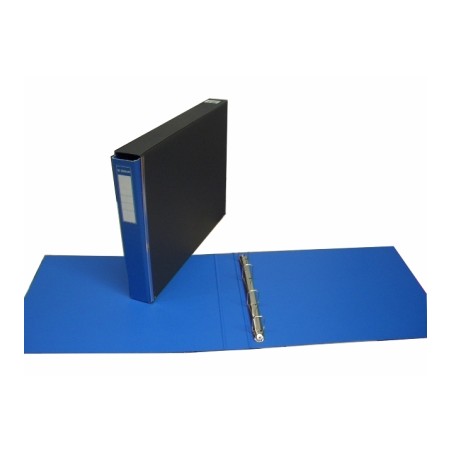 Raccoglitore Esselte Delso Master per tabulati 37,5x12 cm, 4 anelli a D da 35 mm, blu - H6705