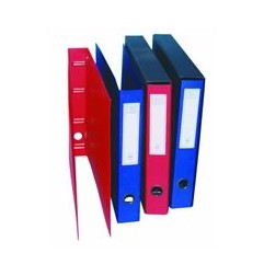1 - ACCO Raccoglitore 4 anelli senza custodia 24x12 cm - Rosso