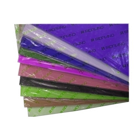 1 - FABRIANO  FABCOLORE Carta Da Disegno 70x100 10 pz - Aragosta 46303246
