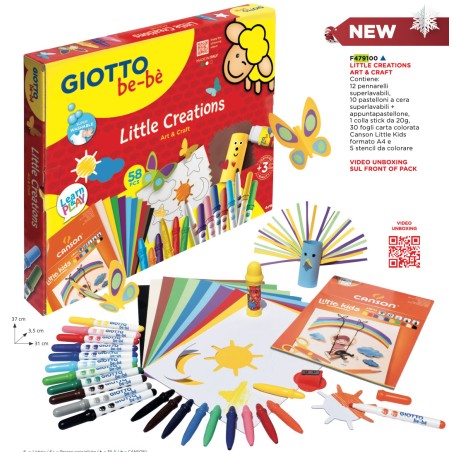 1 - GIOTTO BE-BE' LITTLE CREATIONS ART & CRAFT 4791