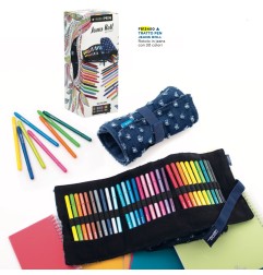1 - FILA Tratto Pen Jeans Roll Penna a Punta Sintetica rotolo jeans 30  Colori Assortiti 8134