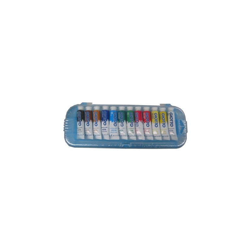 Giotto Colore a Tempera Tubetto 7,5 mL 12 Pz colori assortiti 3025 Giotto Colore a Tempera Tubetto 7,5 mL 12 Pz colori assortiti 3025