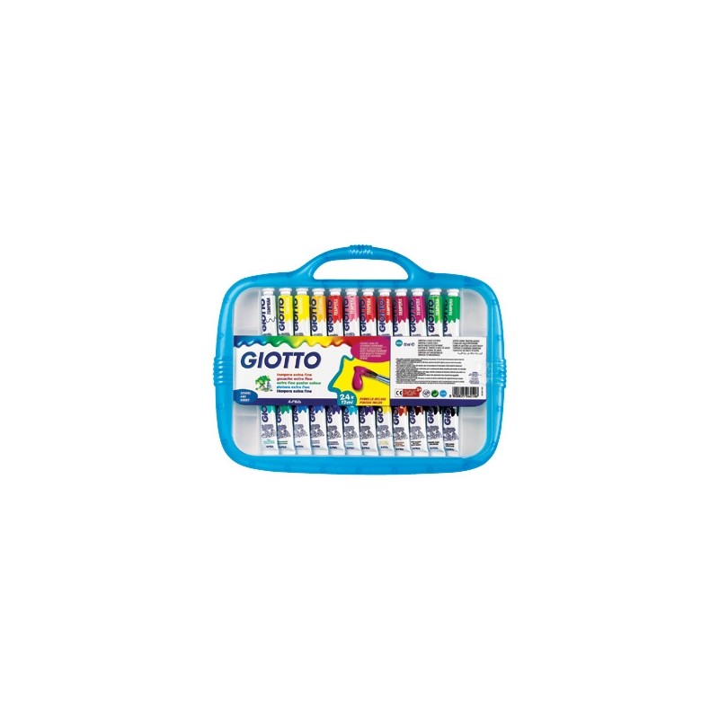 FILA Colore a Tempera GIOTTO Tubetto 12 mL 24 Pezzi 3051 FILA Colore a Tempera GIOTTO Tubetto 12 mL 24 Pezzi 3051