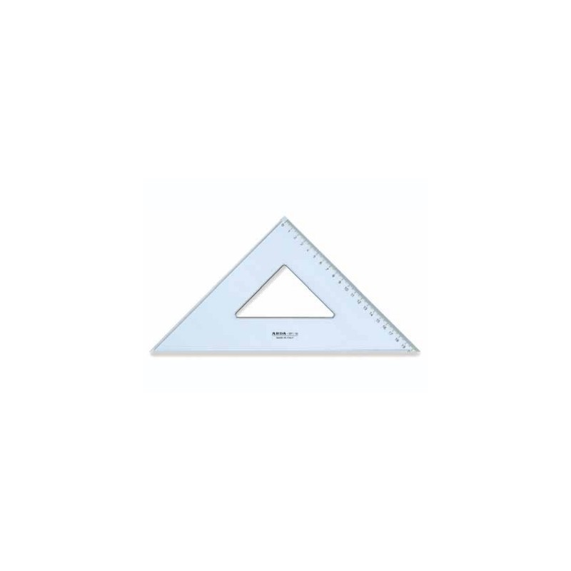 Arda squadra da disegno UNI 45° 35 cm plastica smussata 28735SS