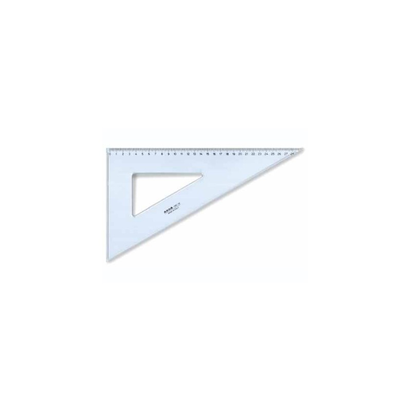 Arda squadra da disegno UNI 60° 35 cm plastica smussata 28835SS