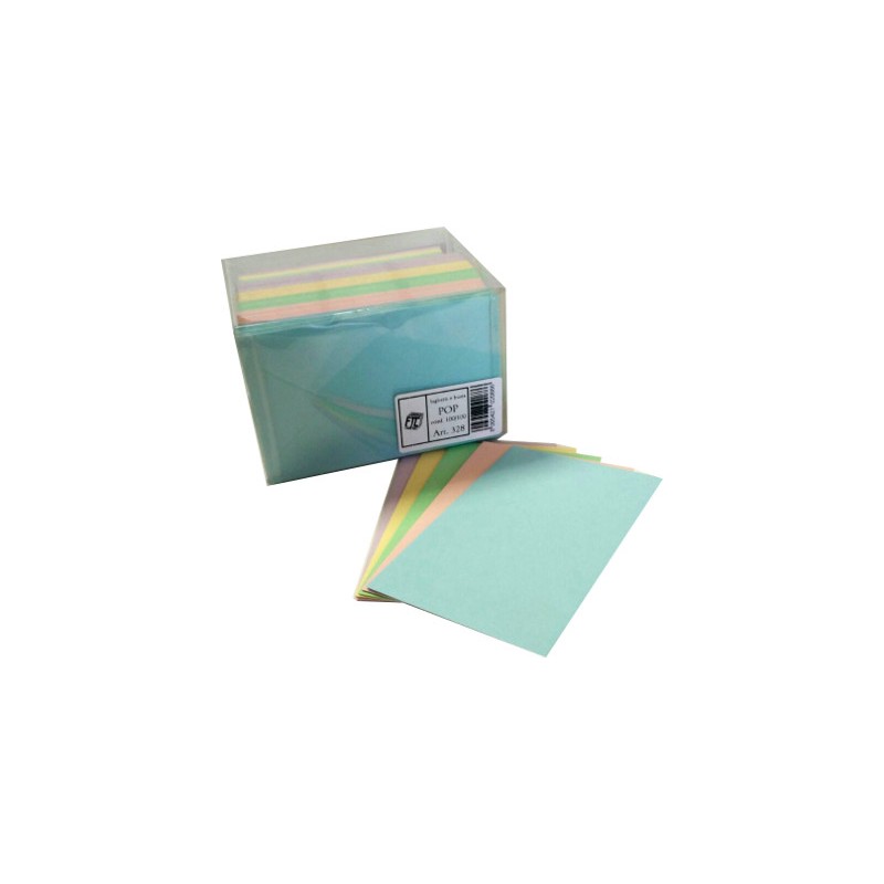 100 pz Biglietti + busta 5 colori tenui 4 7x11 328 100 pz Biglietti + busta 5 colori tenui 4 7x11 328