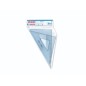 Arda coppia squadre da disegno UNI 45° e 60° 12 cm 70312SS