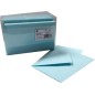 100 pz Biglietti + busta colore celeste c. 9 9x14 331 100 pz Biglietti + busta colore celeste c. 9 9x14 331