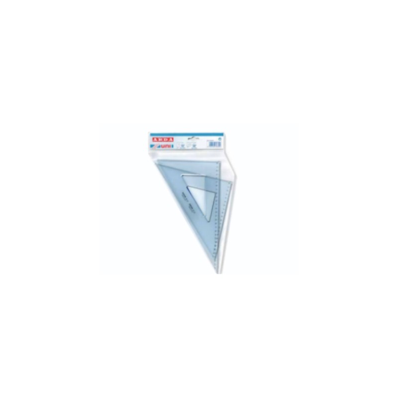 Arda coppia squadre da disegno UNI 45° e 60° 35 cm 70335SS