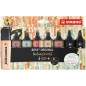 Stabilo Boss Original Nature Colors 6 evidenziatori tonalità naturali più 2 nero 70/8-2-1 Stabilo Boss Original Nature Colors 6 evidenziatori tonalità naturali più 2 nero 70/8-2-1