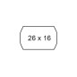 MARKIN Etichette prezzatrice onda bianco perm. 26x16 X3502616PER MARKIN Etichette prezzatrice onda bianco perm. 26x16 X3502616PER