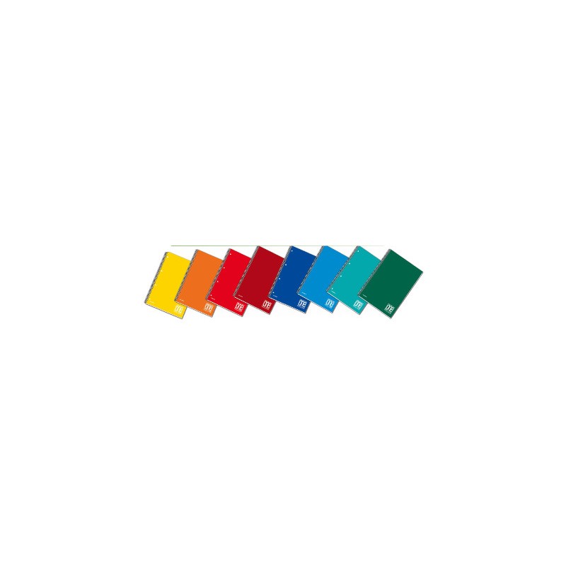 Blasetti One Color maxi quaderno con spirale A4+ 80 g 60 fogli rigatura 5M con fori d'archivio 1155 Blasetti One Color maxi quaderno con spirale A4+ 80 g 60 fogli rigatura 5M con fori d'archivio 1155
