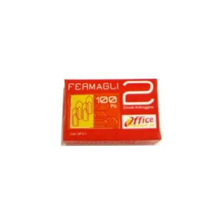 1 - O.P. Fermagli Zincati n.2 Planet Office 100pz