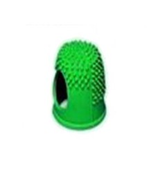 1 - LEBEZ Ditale in gomma Laufer n.5 MM22 colore verde 77511