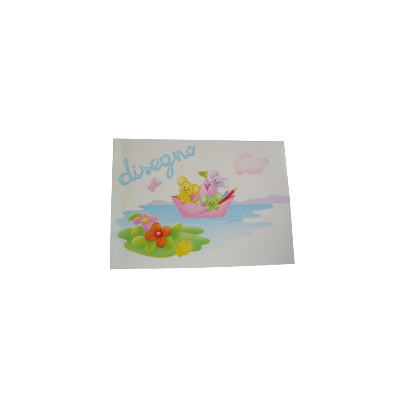 PIGNA Album DISEGNO 5 Fogli cm 17X24 Bambini 5mm 85 gr PIGNA Album DISEGNO 5 Fogli cm 17X24 Bambini 5mm 85 gr