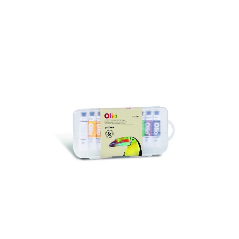 MOROCOLOR PRIMO Colori ad Olio Fine Tempere Scatola da 10 Colori da 18 Ml 425TO10P MOROCOLOR PRIMO Colori ad Olio Fine Tempere Scatola da 10 Colori da 18 Ml 425TO10P