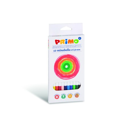 1 - MOROCOLOR 12 pz Pastelli Primo Matite colorate Minabella  522MINAB12