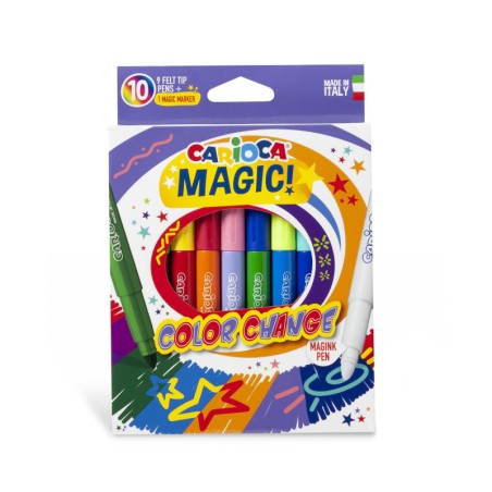 1 - CARIOCA PENNARELLI MAGIC COLOR CHANGE 10Pz. ASS. 42737